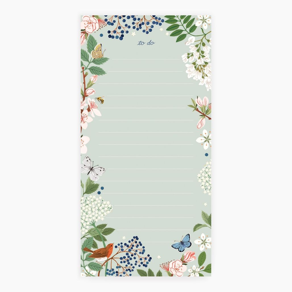 Flowering Tree To-Do Notepad