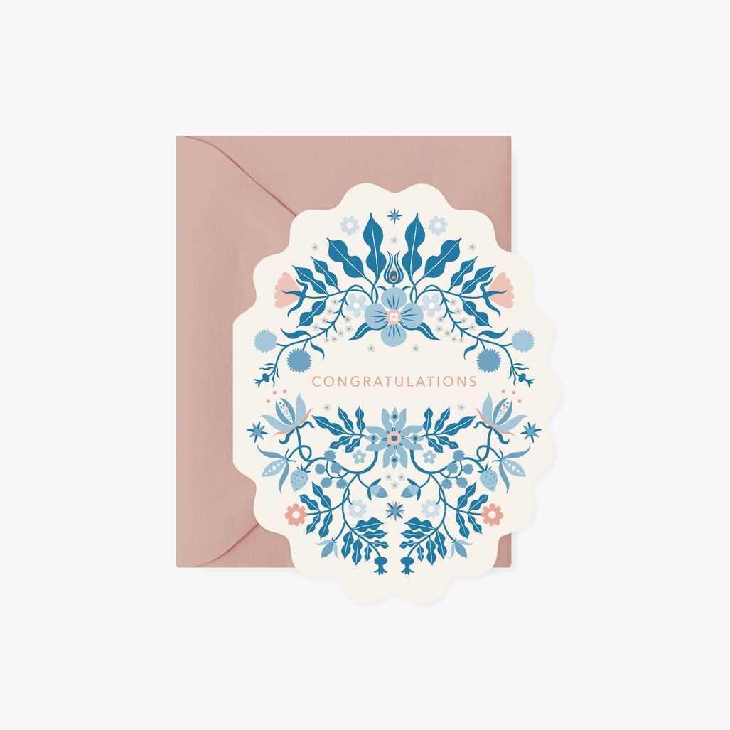 Folk Greeting Card