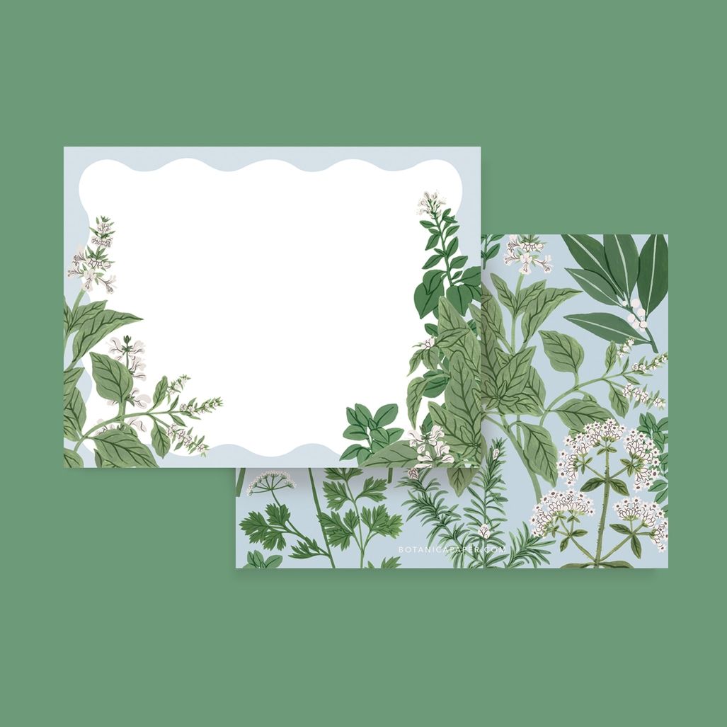 Herb Garden Note Card - Set of 4