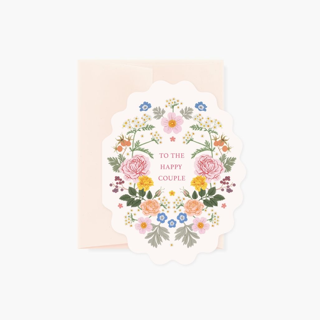 To The Happy Couple Greeting Card