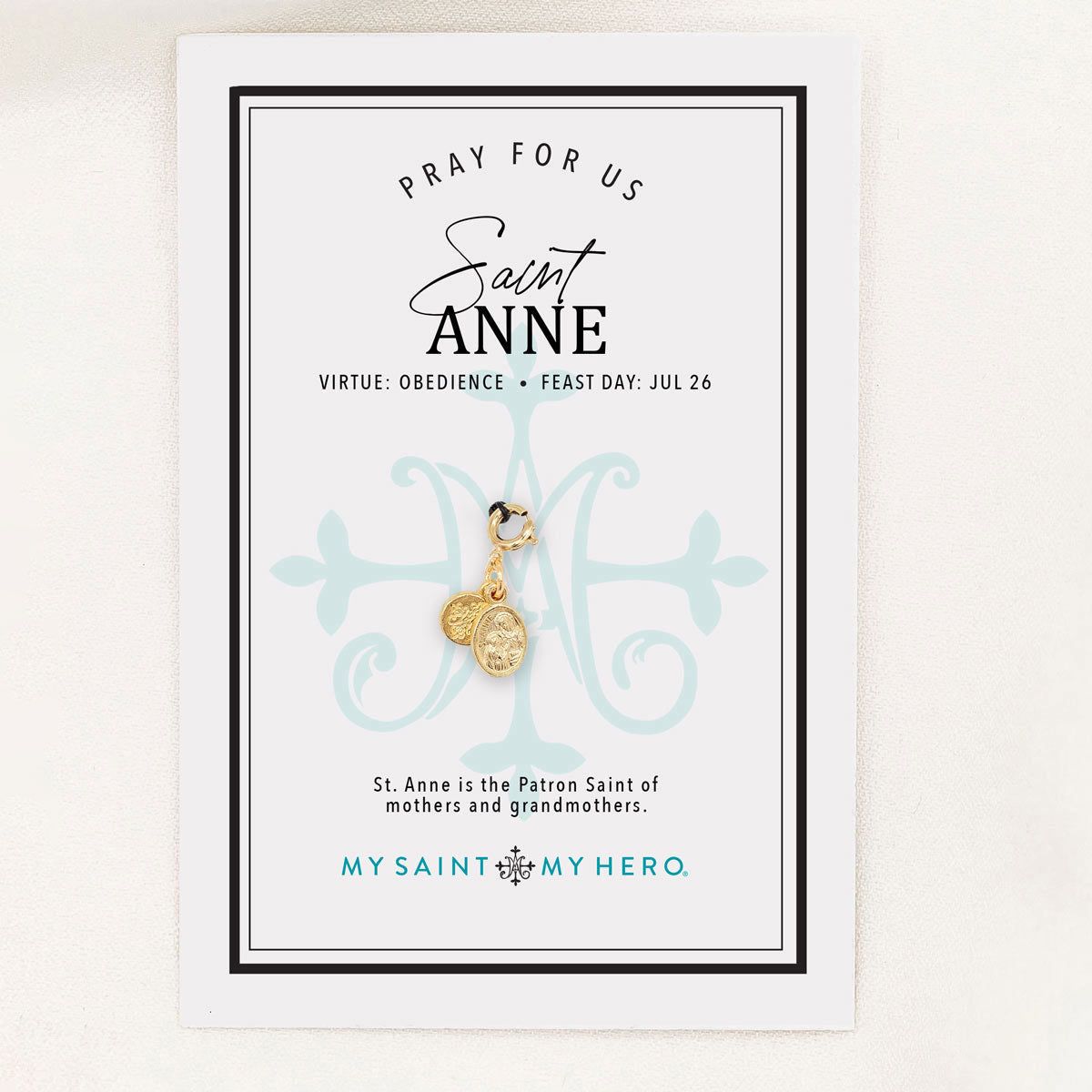 St. Anne Charm - Gold / Small