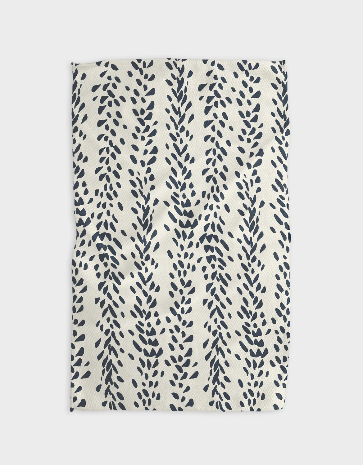Geometry Reeds Printed Sunset Kitchen Tea Towel