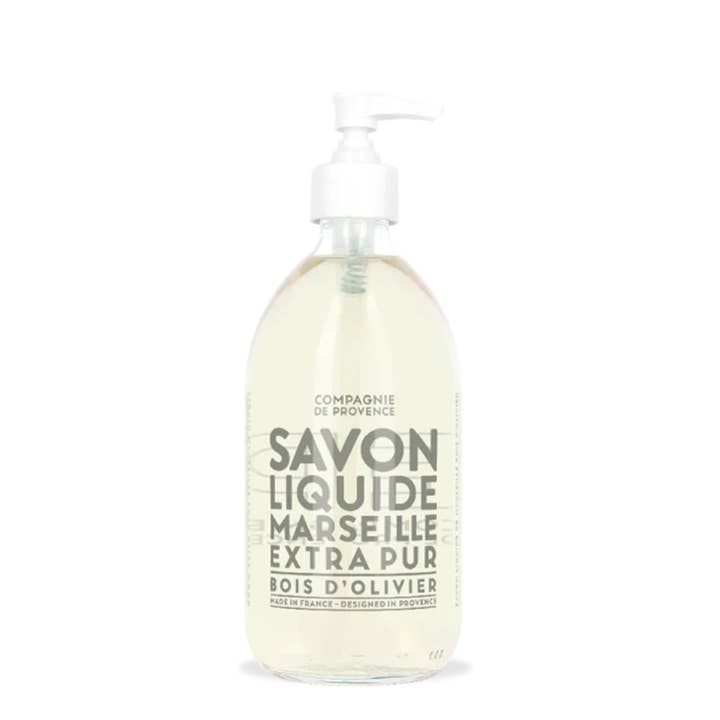 Marseille Olive Wood Glass Hand Soap