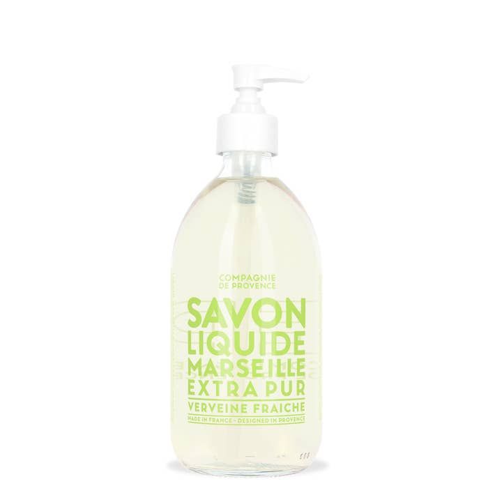 Marseille Fresh Verbena Glass Hand Soap