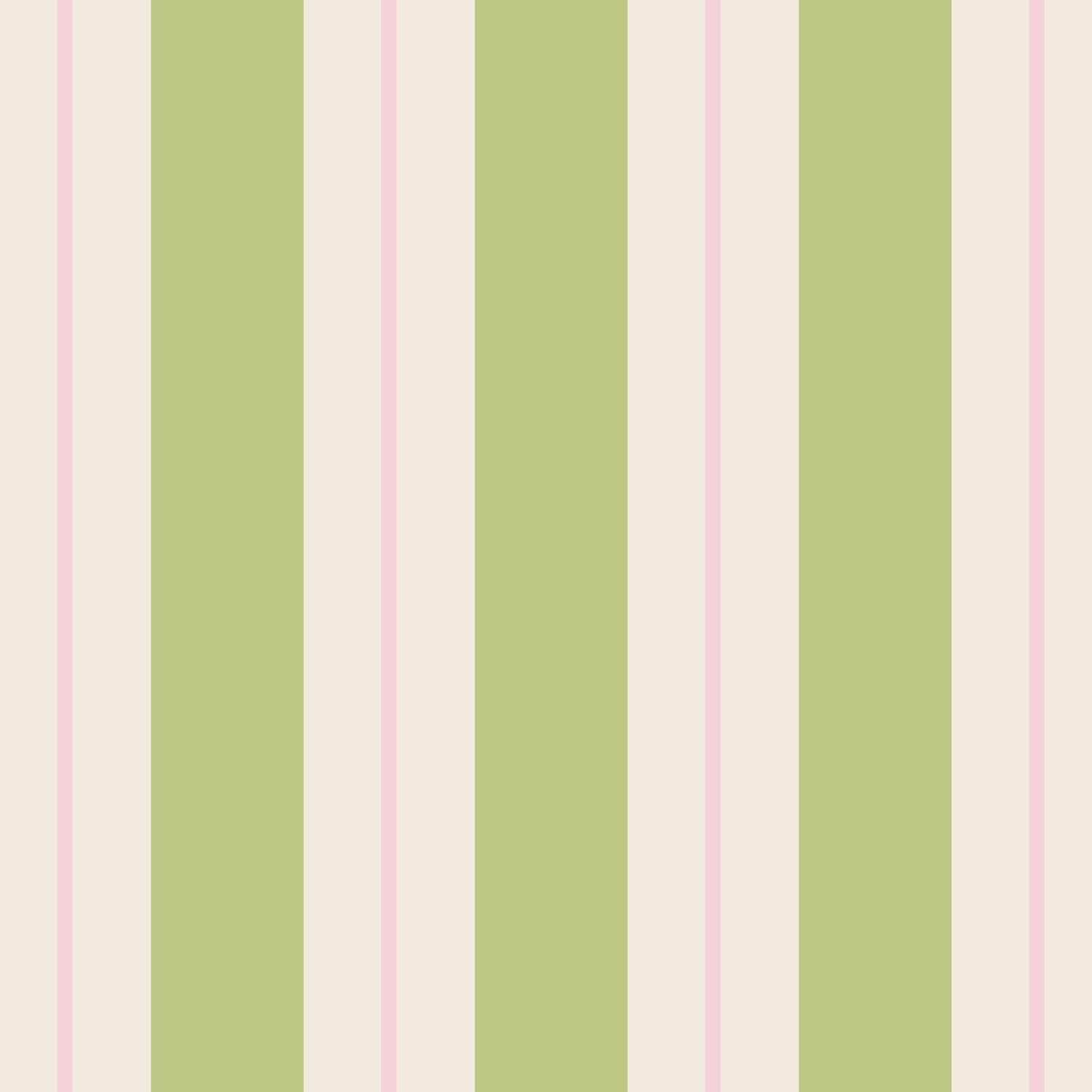 Green &amp; Pink Stripe Cockatil Napkin