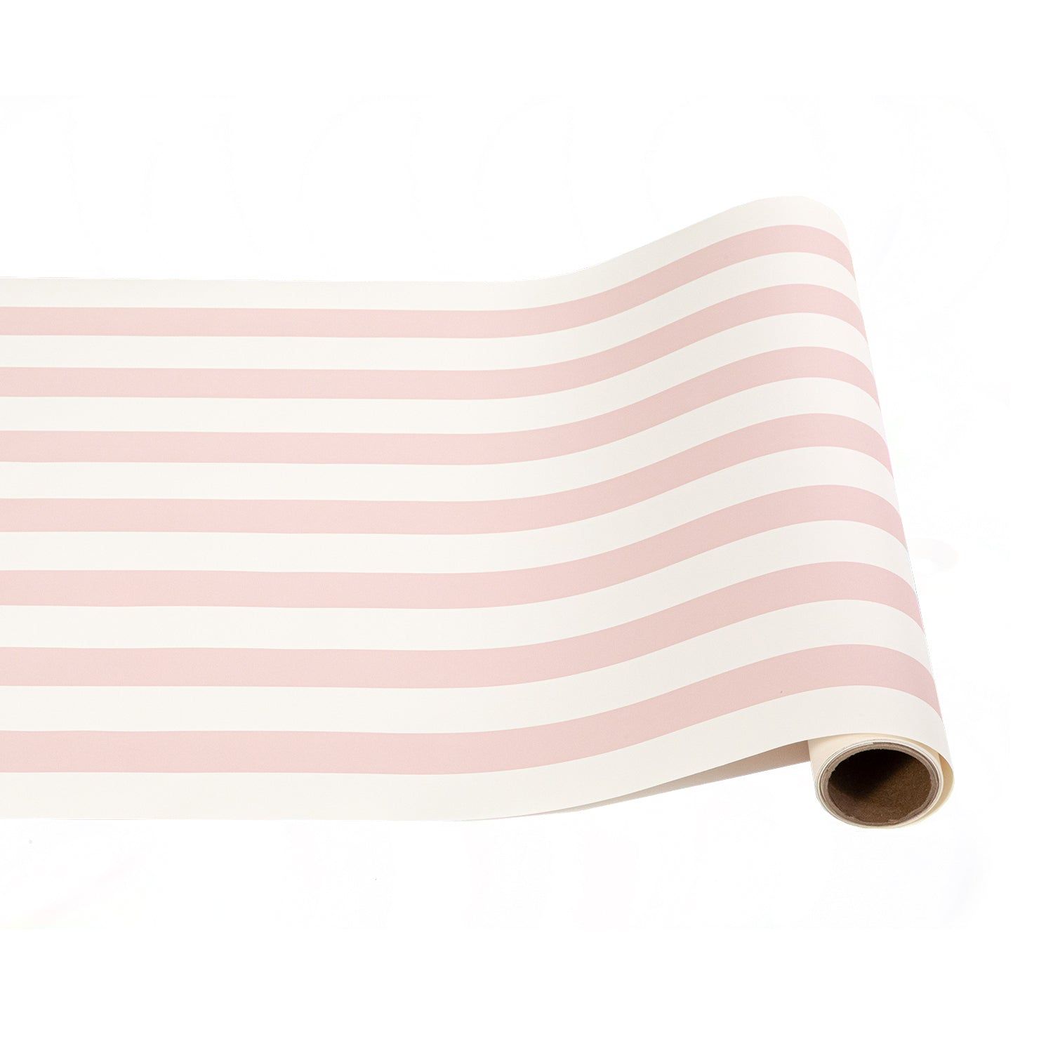 Pink Classic Striped Table Runner