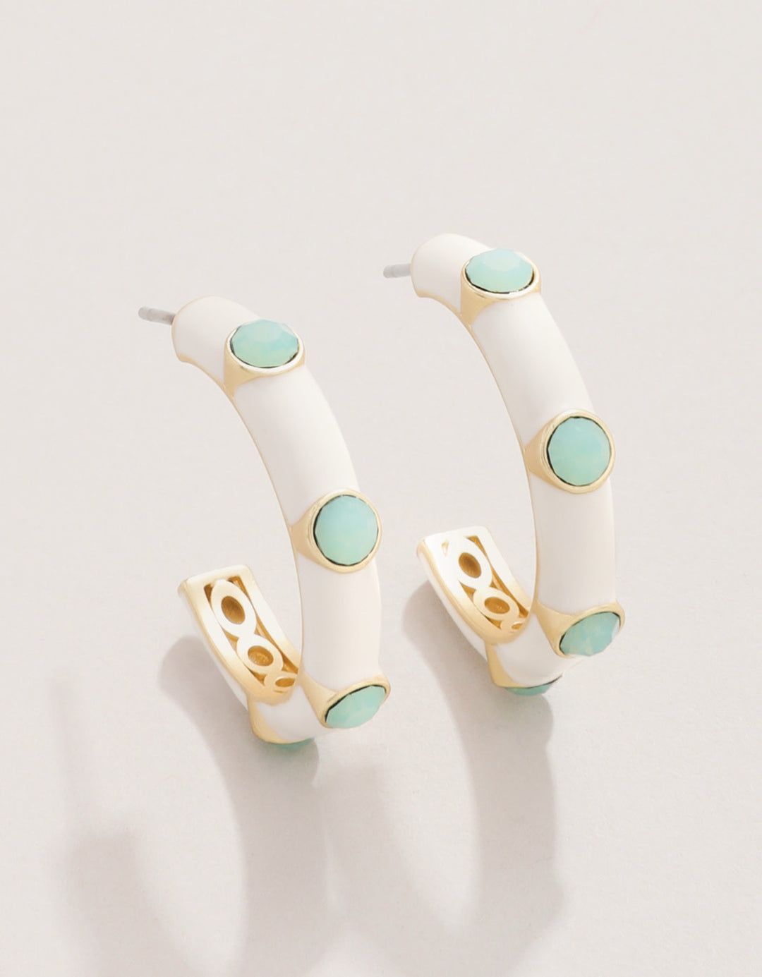 Spartina Clara Gem Hoop Earrings