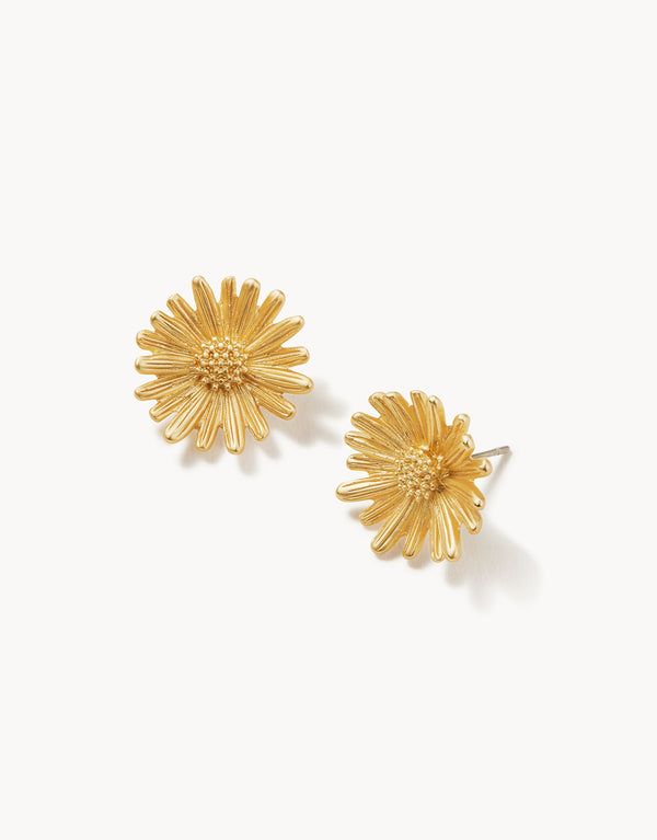 Spartina Daisy Stud Earrings Gold