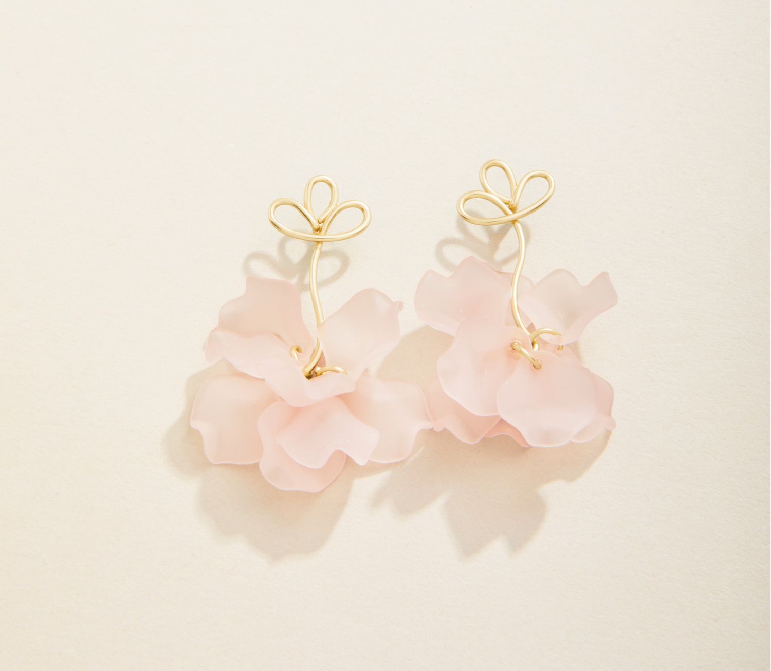Spartina Corolla Stem Earrings Pink