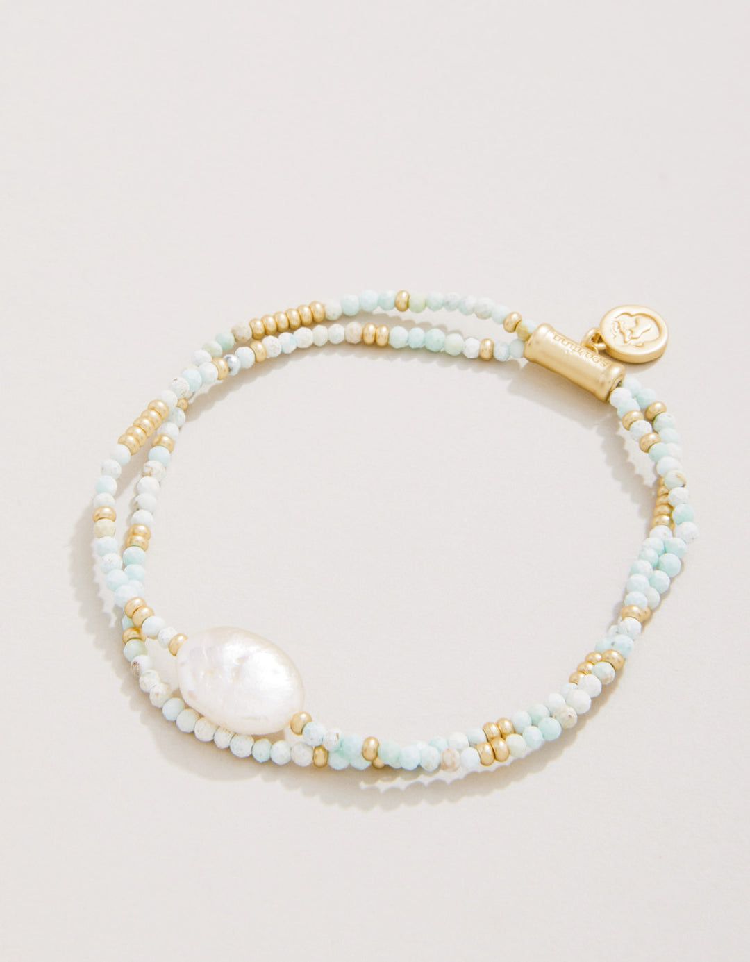 Spartina Harmony Stretch Bracelet Turquoise/Pearl