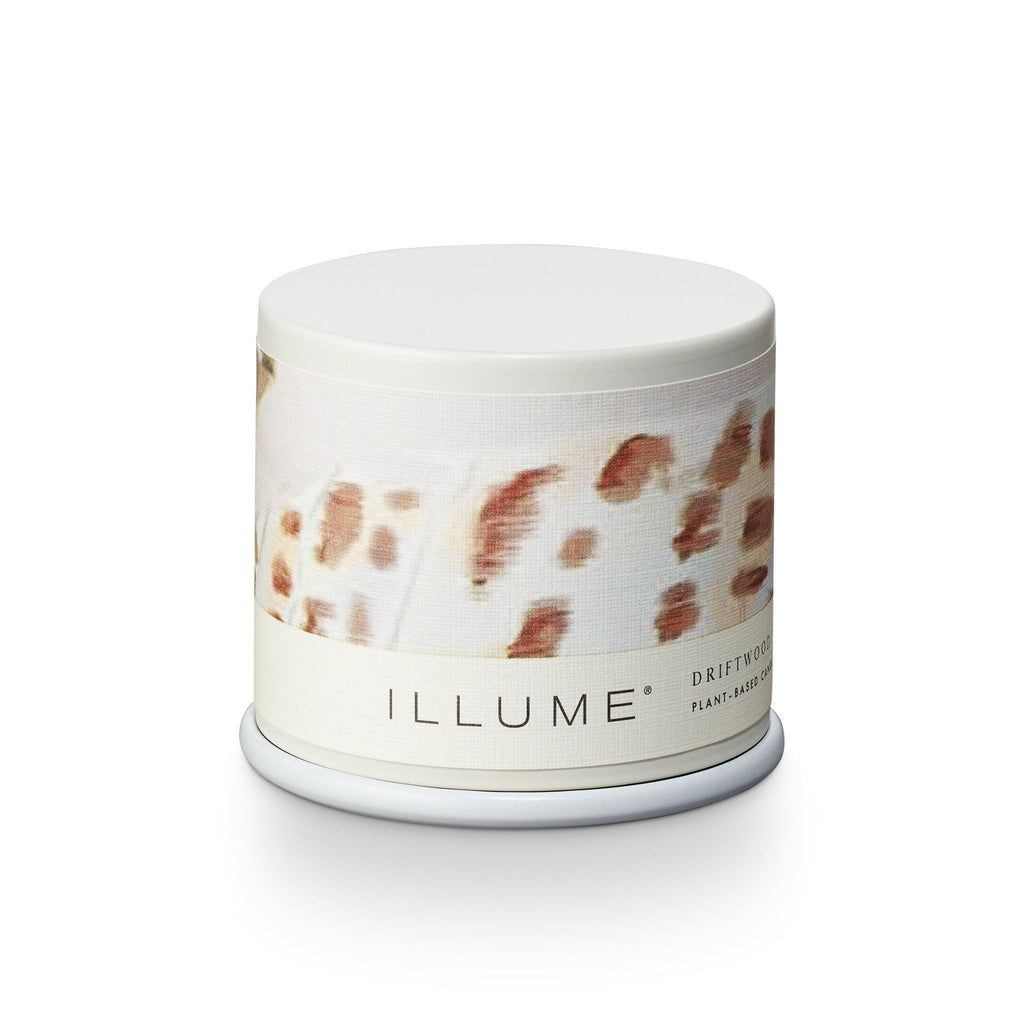 Illume Driftwood Demi Vanity Tin