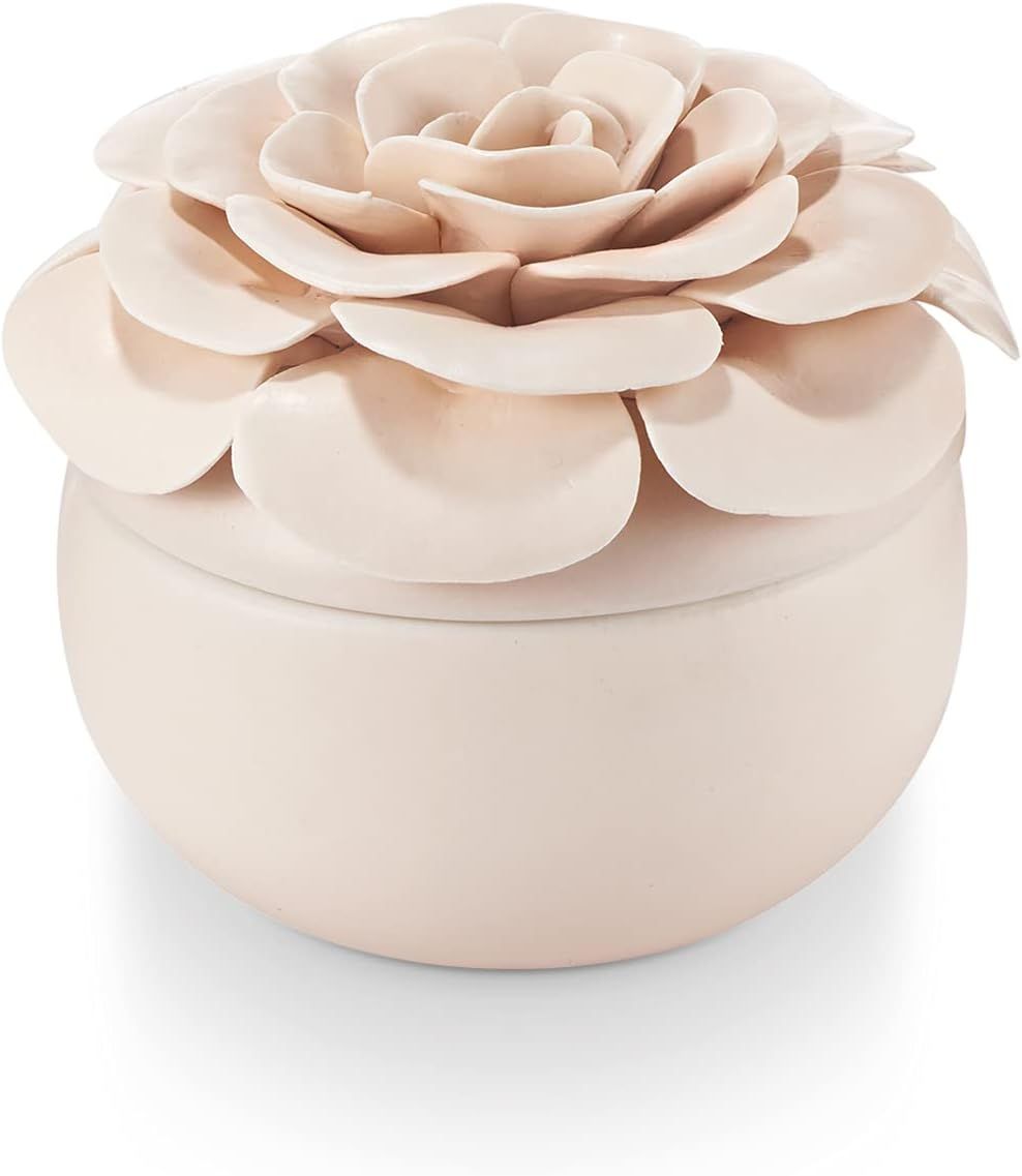 Ceramic Flower Candle