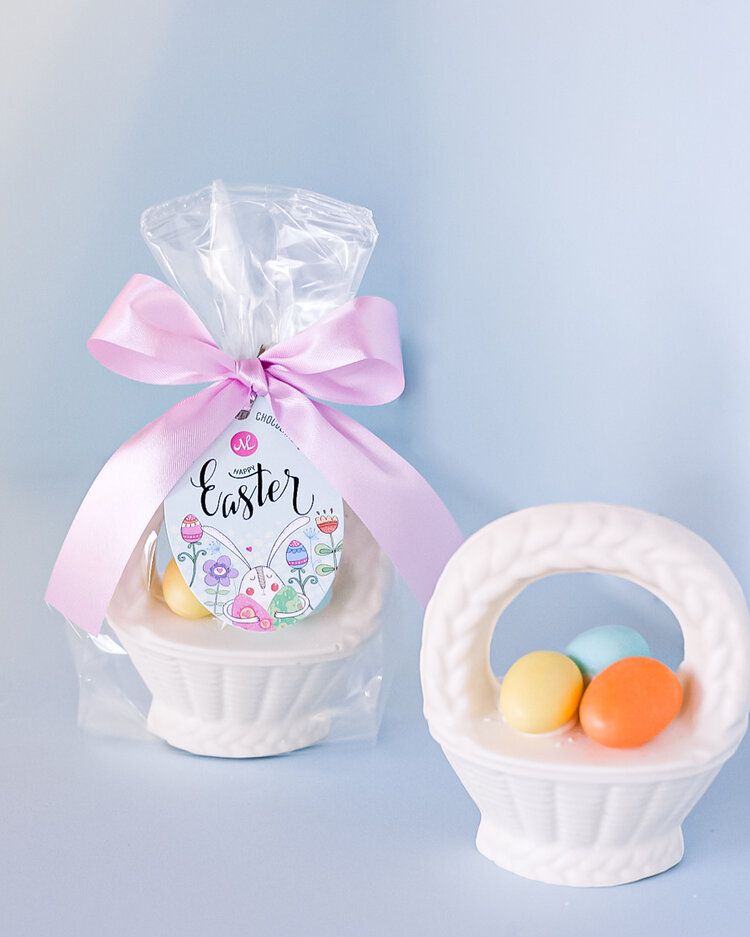 Maggie Lyon White Chocolate Easter Egg Basket