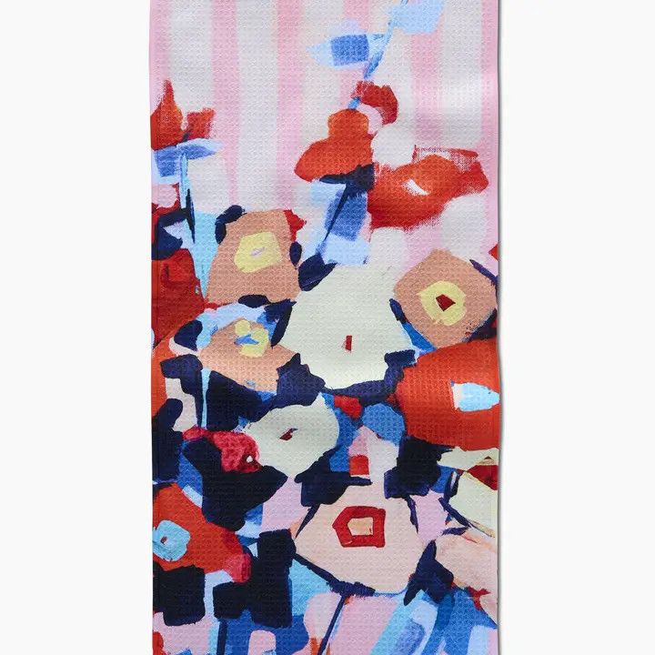 Geometry Raspberry Fluff Bar Towel