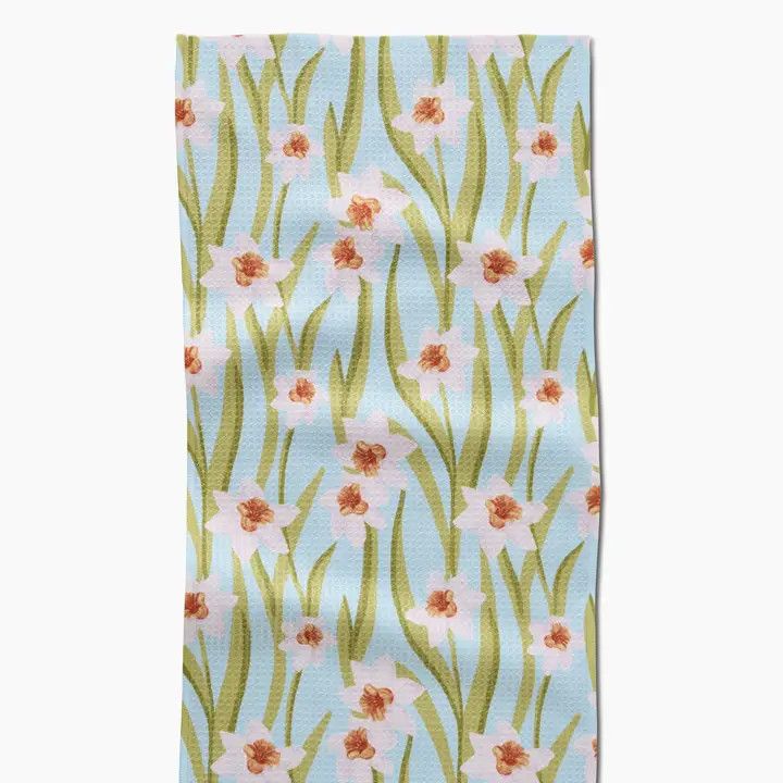 Geometry Dafodil Sky Bar Towel