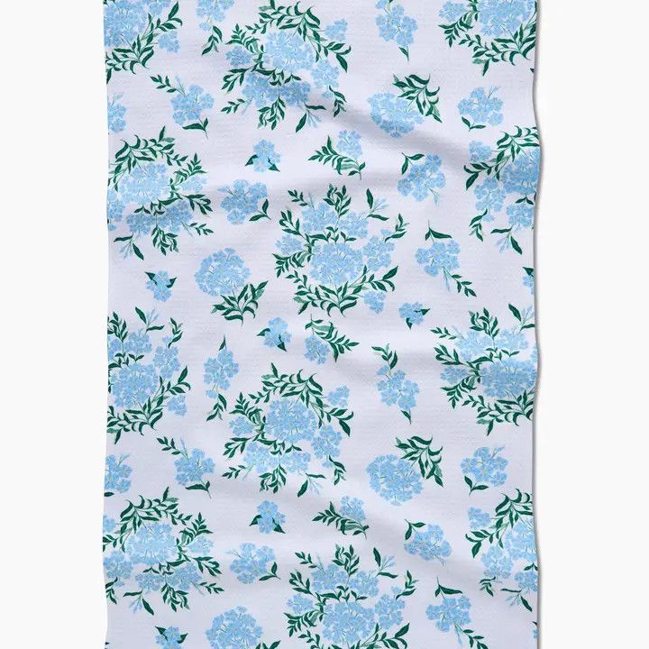 Geometry Plumbago Kitchen Tea Towel