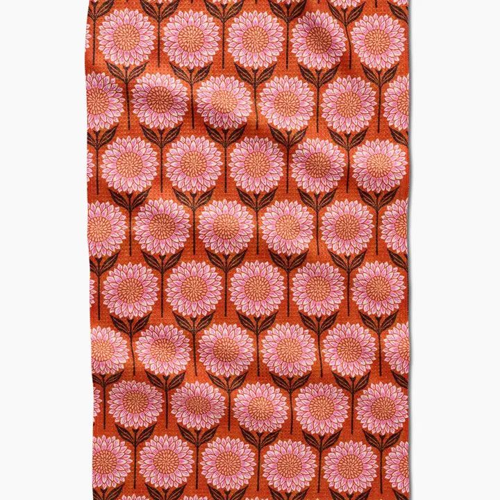 Geometry Amber Kitchen Tea Towel