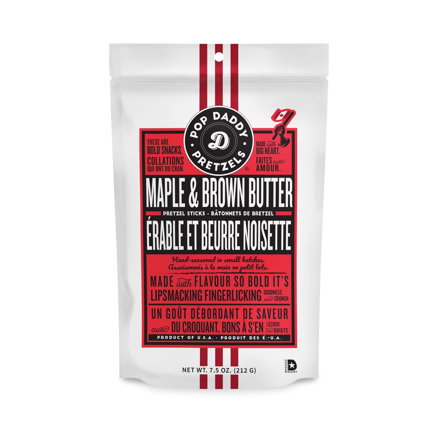Pop Daddy Maple &amp; Brown Sugar Pretzels