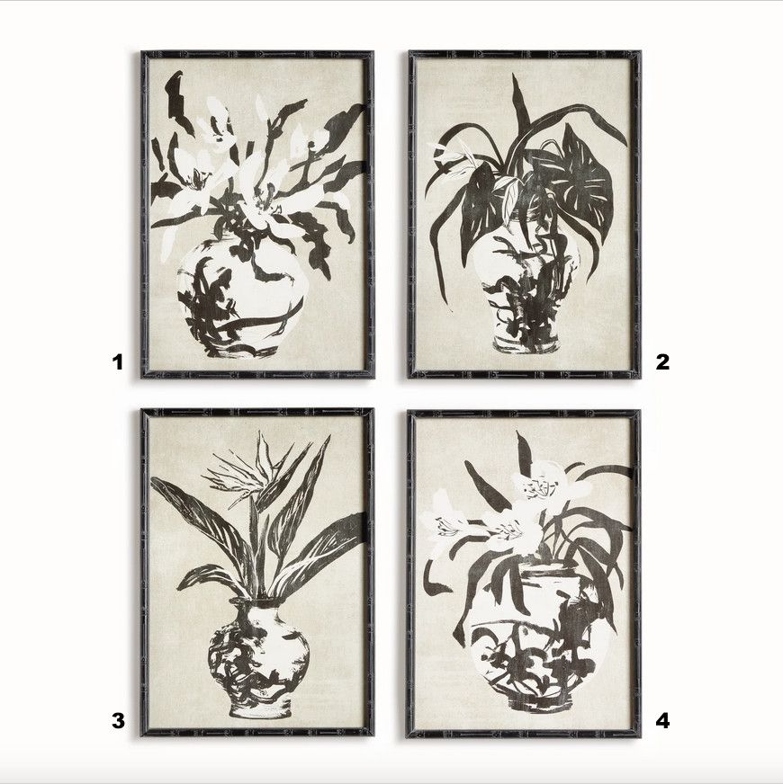 Chinoiserie Noir Print
