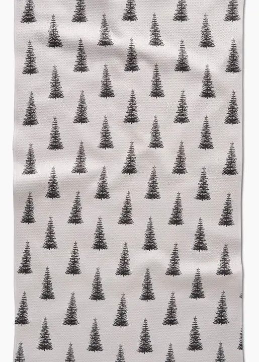 Geometry Kitchen Tea Towel - Alpine Forest