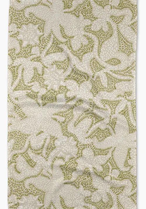 Geometry Kitchen Tea Towel - Dotted Floral Garden