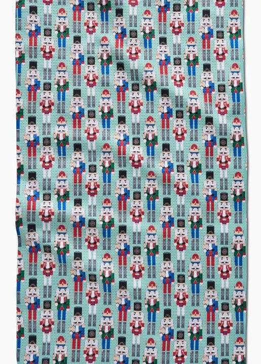 Geometry Kitchen Tea Towel - Nuts Cracking