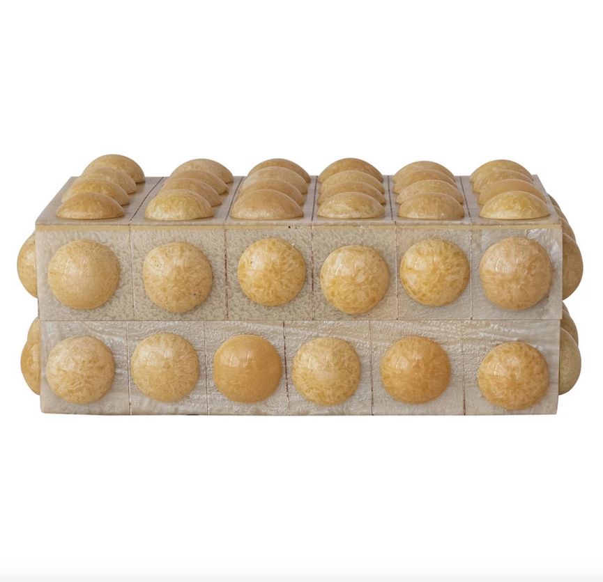Cream Bobbin Box