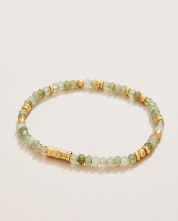 Spartina Stone Stretch Bracelet - Green