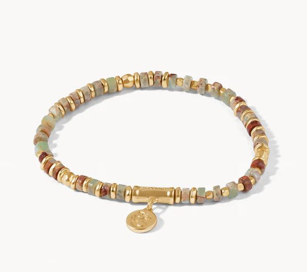 Spartina Stretch Bracelet Natural Disk