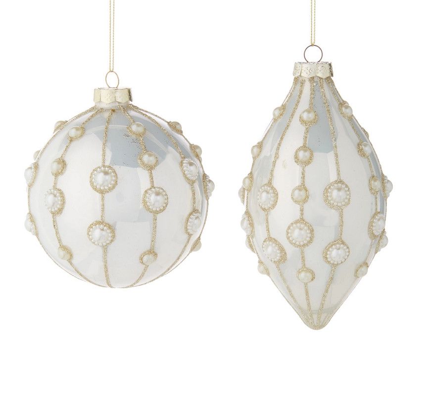 Pearl Embellished Ornament