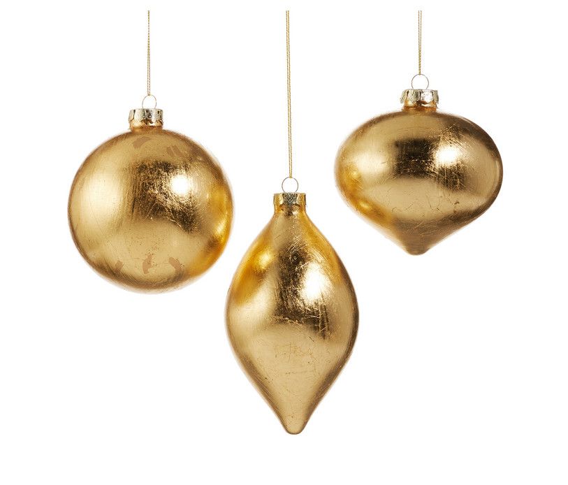 Gold Leaf Ornament