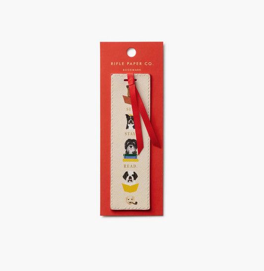 Rifle Paper Co Bookmark Studious Dogs