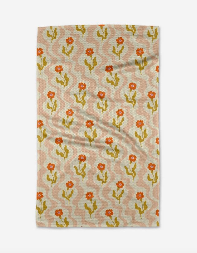 Geometry Dreamy Path Tea Towel