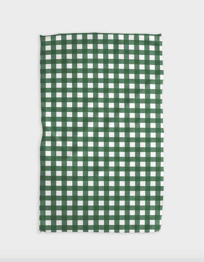 Geometry Gigi - Evergreen Tea Towel