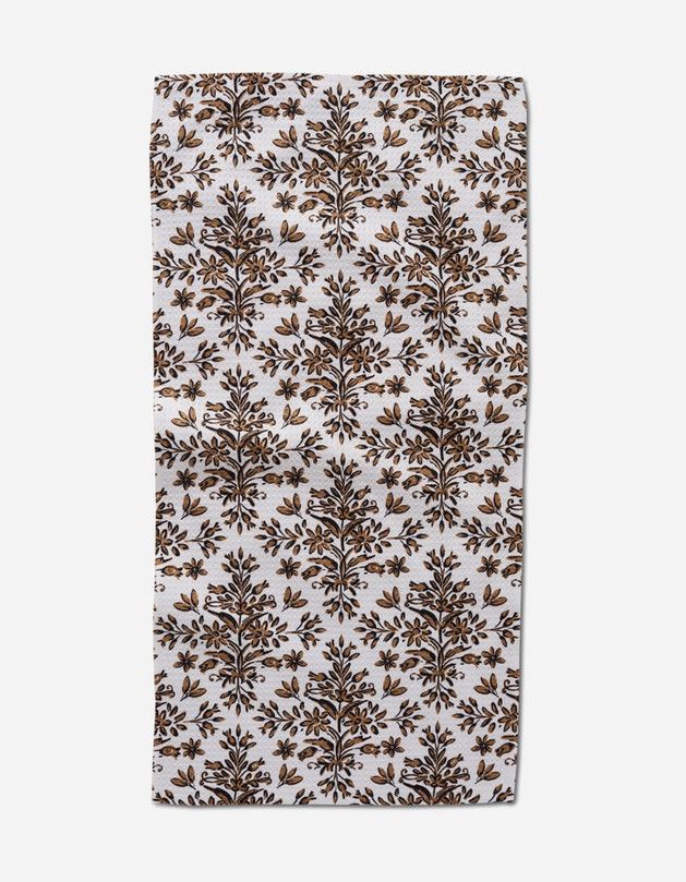Geometry Rustic Lacy Tile Bar Towel