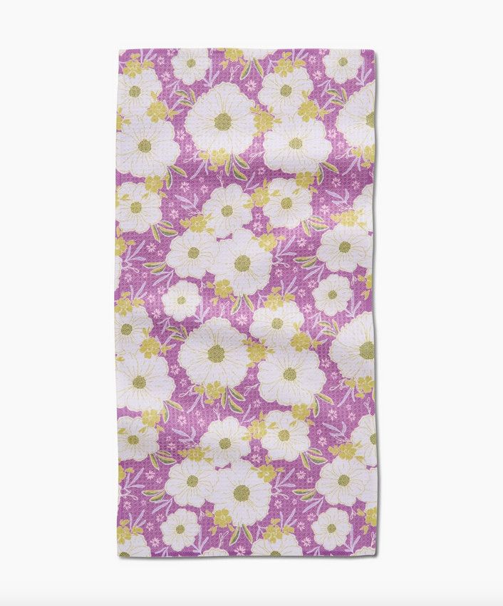Geometry Springtime Floral Bar Towel