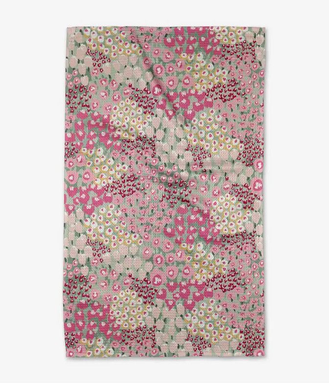 Geometry Bloomed for Spring Tea Towel