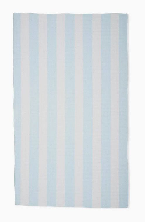 Geometry Summer Bold Blue Tea Towel