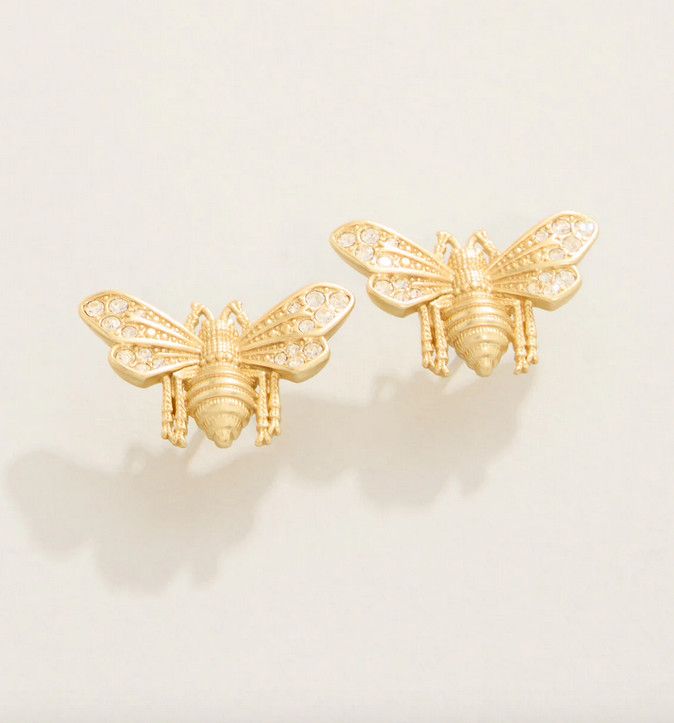 Spartina Vintage Bee Stud Earrings