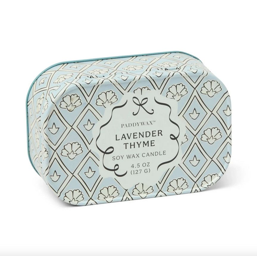 Paddywax Lavender &amp; Thyme Tin Candle