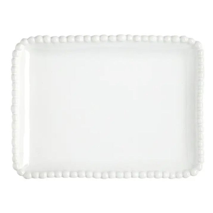 Ceramic Beaded Plate 8"