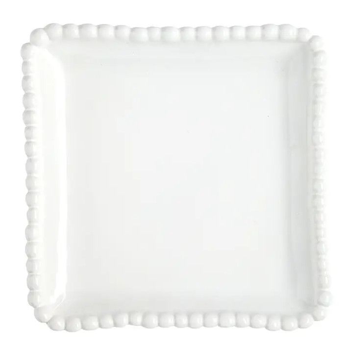 Ceramic Beaded Plate 6"