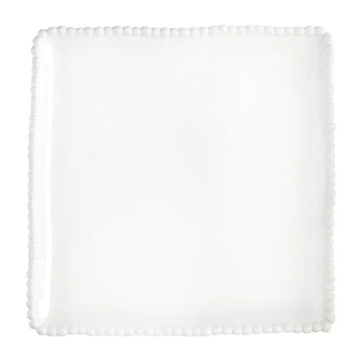 Ceramic Beaded Plate 10"