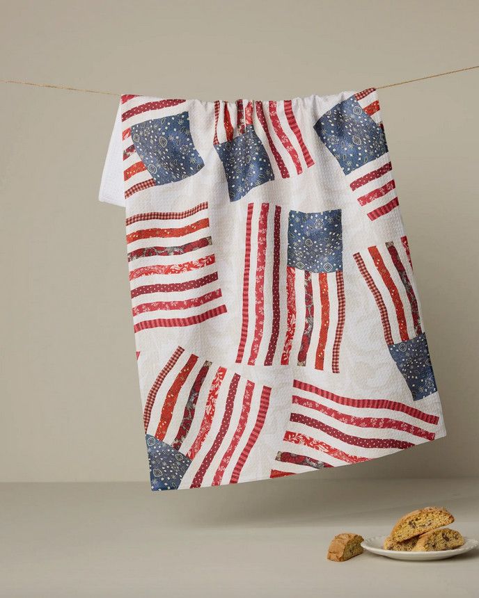 Geometry Patchwork Pride Tea Towel