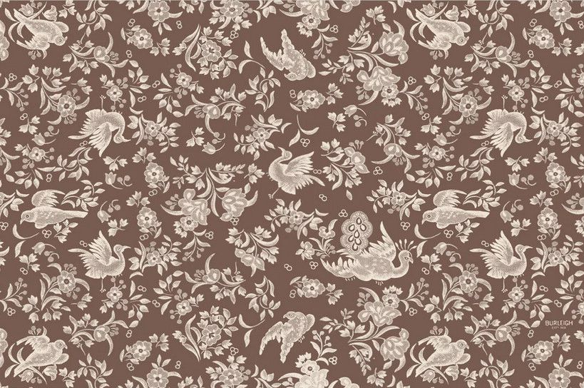 Brown Regal Peacock Guest Napkin