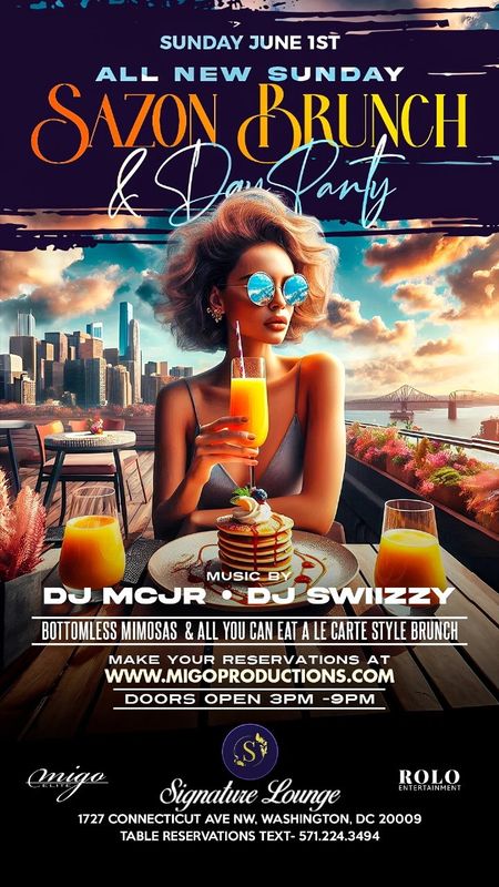 SUNDAY BRUNCH AND DAY PARTY
