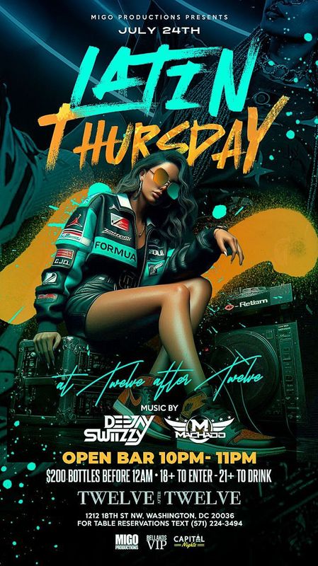 Latin Thursdays at Twelve after Twelve