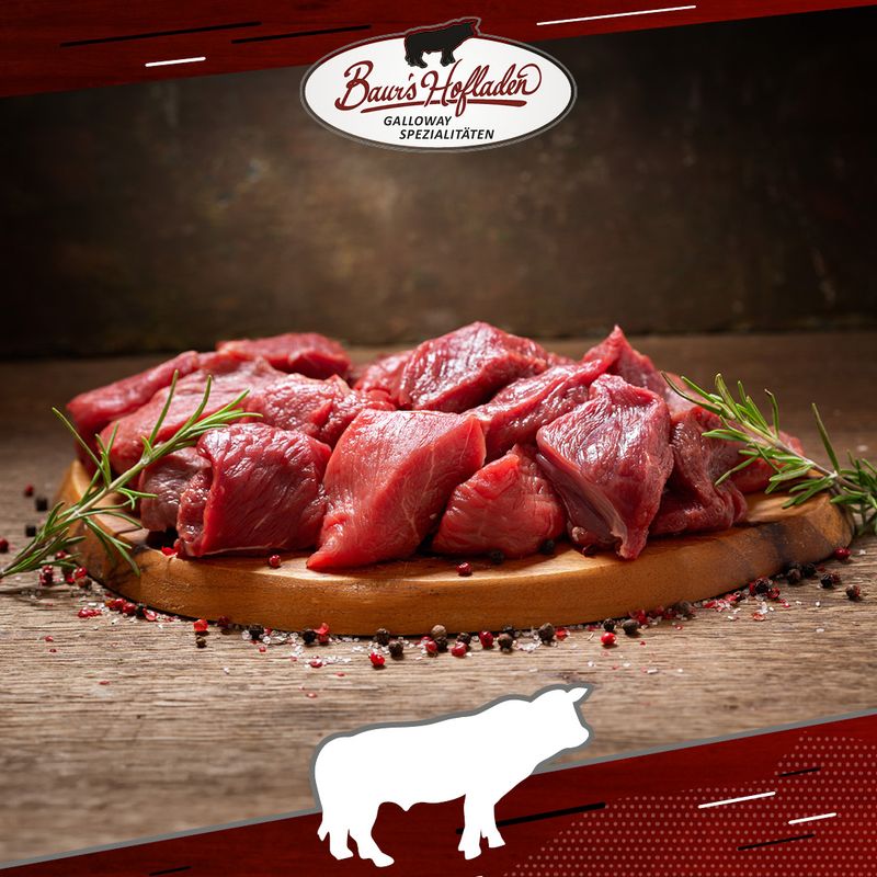 Gulasch vom Galloway 500g