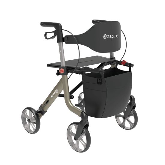 Vogue Lightweight 2- Seat Walker - Champagne 