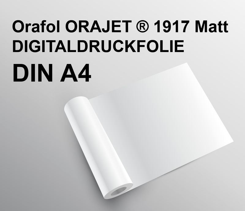 Digitaldruckfolie Orajet 1917 ® (Orafol) DIN A4